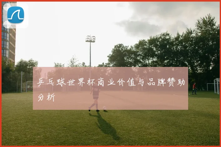乒乓球世界杯商业价值与品牌赞助分析