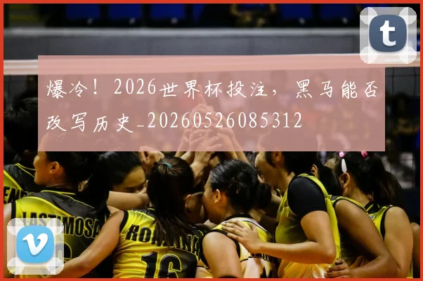 爆冷！2026世界杯投注，黑马能否改写历史_20260526085312