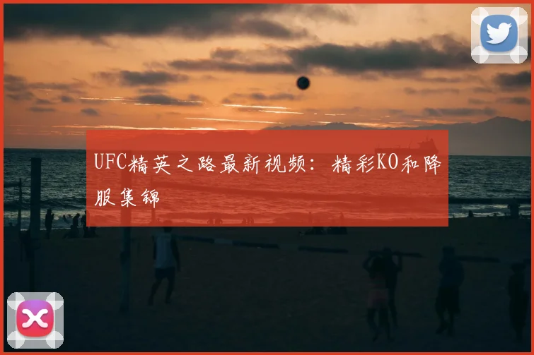 UFC精英之路最新视频：精彩KO和降服集锦