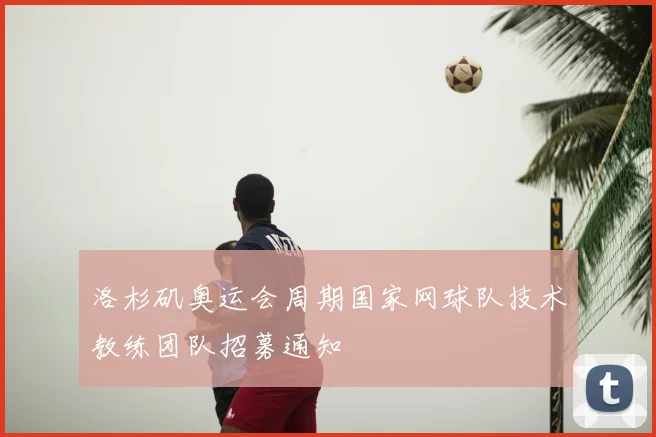 洛杉矶奥运会周期国家网球队技术教练团队招募通知